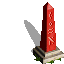 Red Obelisk for underground terrain (realized in 深渊号角)